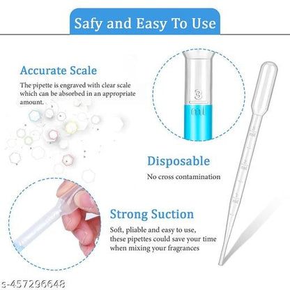 3ml Disposable Plastic Pipettes for Candle Making — Precision Fragrance & Dye Transfer