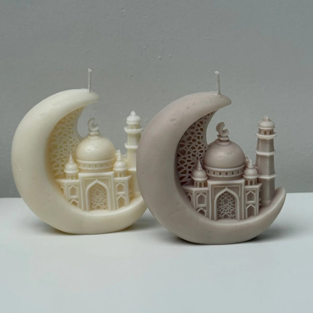 Crescent Moon Mosque Silicone Mould — detailed view | Bloom Creations India