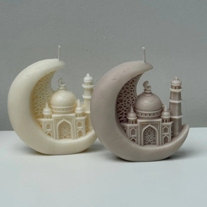 Crescent Moon Mosque Silicone Mould — detailed view | Bloom Creations India