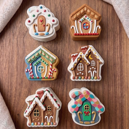 Gingerbread House Silicone Mould — 6 Cavity
