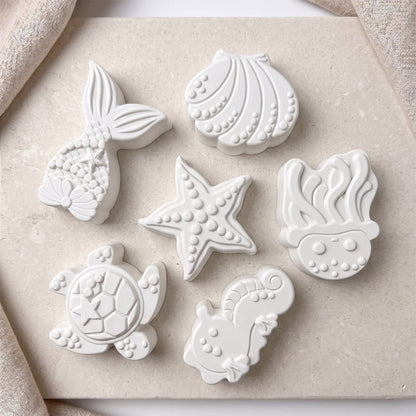 Ocean Theme Silicone Mould — 6 Cavity