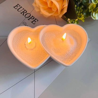 Double Heart Silicone Candle Mould – Twin Heart Wax & Resin Mould