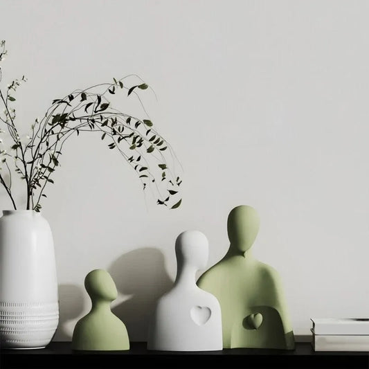 Human figure showpiece silicone mould set of 3 for sculptural candles and decor