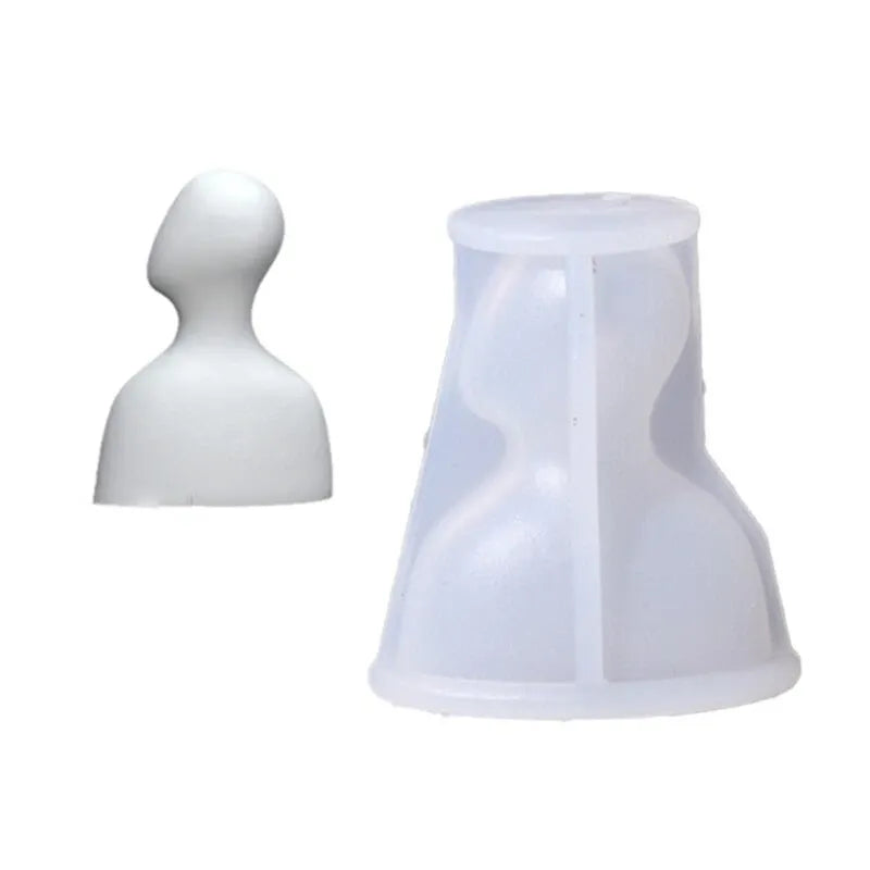 Human Figure Silicone Mould – Set of 3 Showpiece Candle & Resin Sculpture Moulds