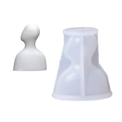 Human Figure Silicone Mould – Set of 3 Showpiece Candle & Resin Sculpture Moulds