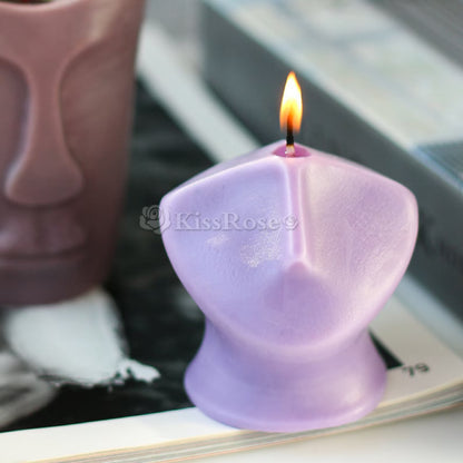 Abstract Human Face Silicone Candle Mould – Scented Candle & Home Decoration Mould