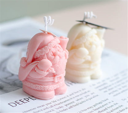 Santa Claus Silicone Mould – DIY Christmas Candle, Chocolate, Cake Topper & Resin Mould