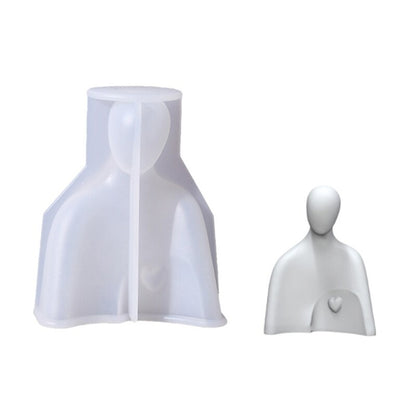 Human Figure Silicone Mould – Set of 3 Showpiece Candle & Resin Sculpture Moulds