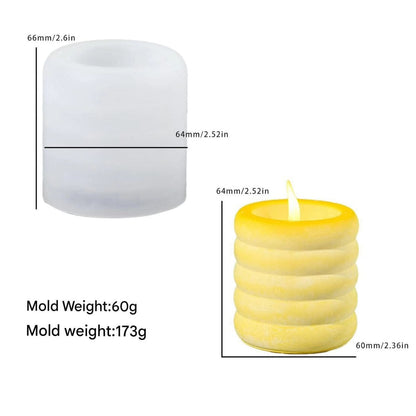 Coiled Planter & Jar Silicone Mould – Resin Cement Concrete Pot Mould