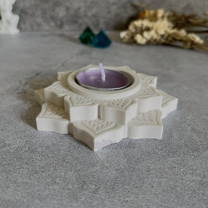 Irregular Lotus Candle Vessel Silicone Mould – Resin Gypsum Craft Plaster Mould