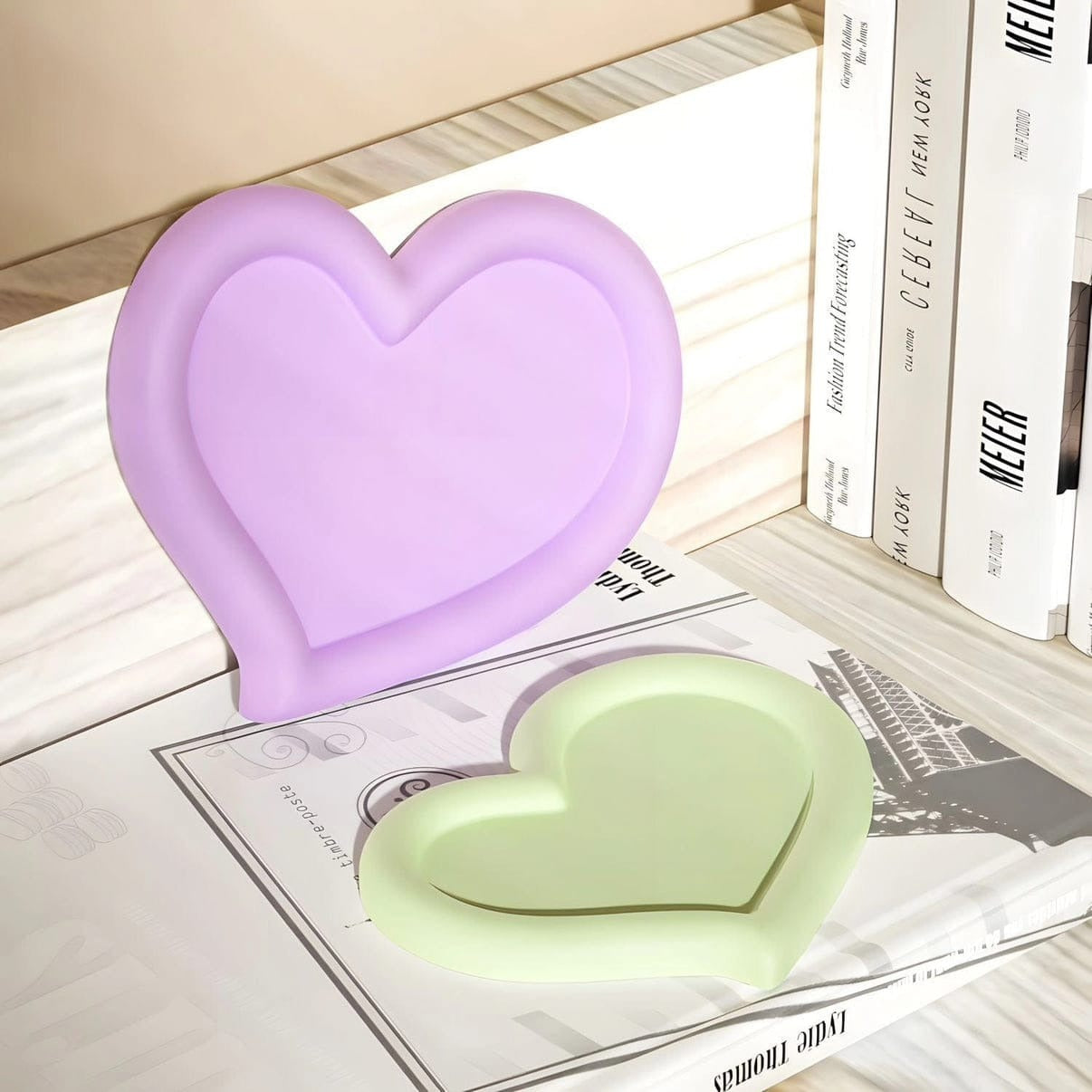 Heart Tray Silicone Mould – Resin Epoxy Heart-Shaped Tray & Coaster Mould
