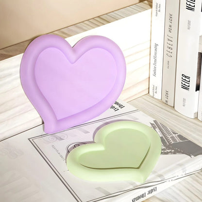 Heart Tray Silicone Mould – Resin Epoxy Heart-Shaped Tray & Coaster Mould