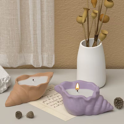 Luna Spiral Conch Silicone Mould – 3D Spiral Shell Candle & Resin Mould