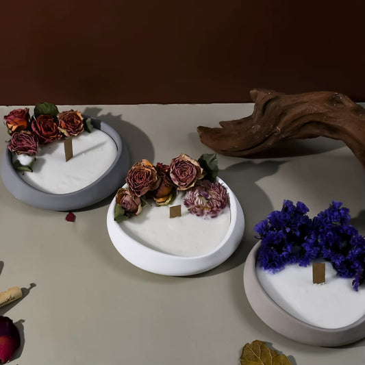 Bloom Creations irregular wave edge round silicone mold for resin coasters and candle holders