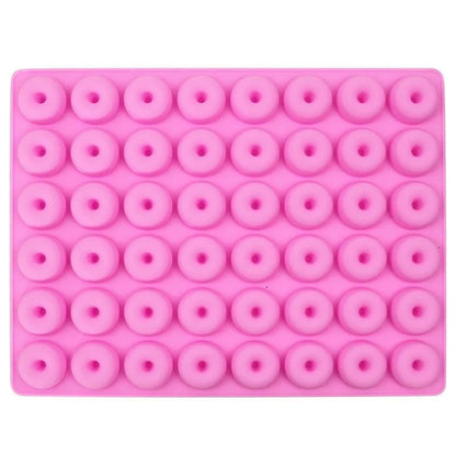 Mini Donut Silicone Mould – 48 Cavity Chocolate, Biscuit & Cake Decoration Mould
