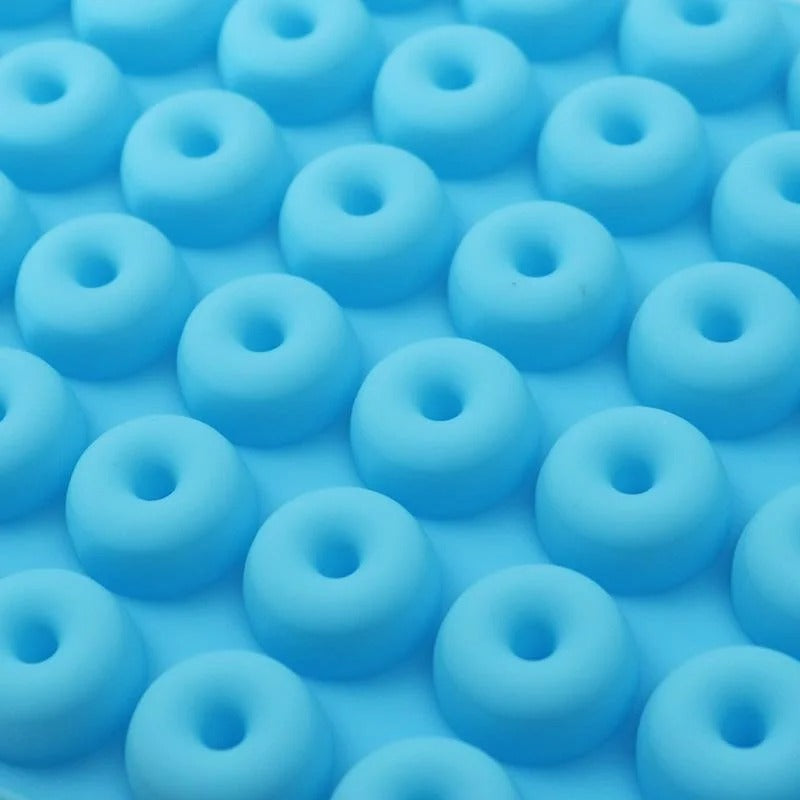 Mini Donut Silicone Mould – 48 Cavity Chocolate, Biscuit & Cake Decoration Mould