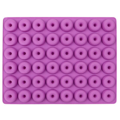 Mini Donut Silicone Mould – 48 Cavity Chocolate, Biscuit & Cake Decoration Mould