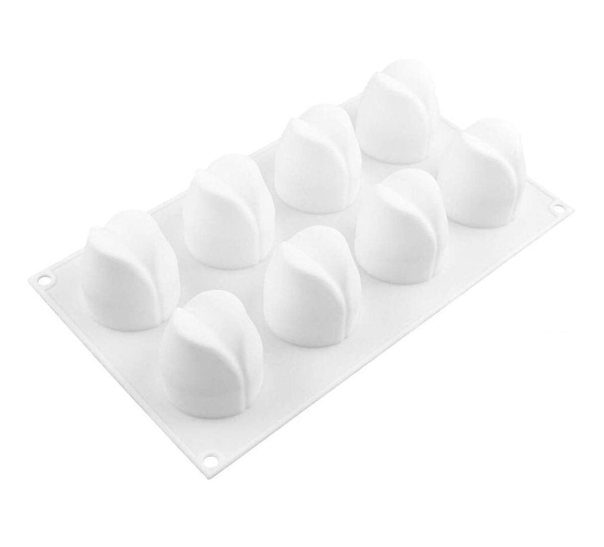 Tulip-shape mousse cake mold — close-up detail