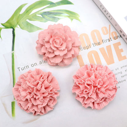 3D Carnation Silicone Mould — Flower Resin, Fondant, Chocolate & Mousse Cake Cast (2 Sizes)