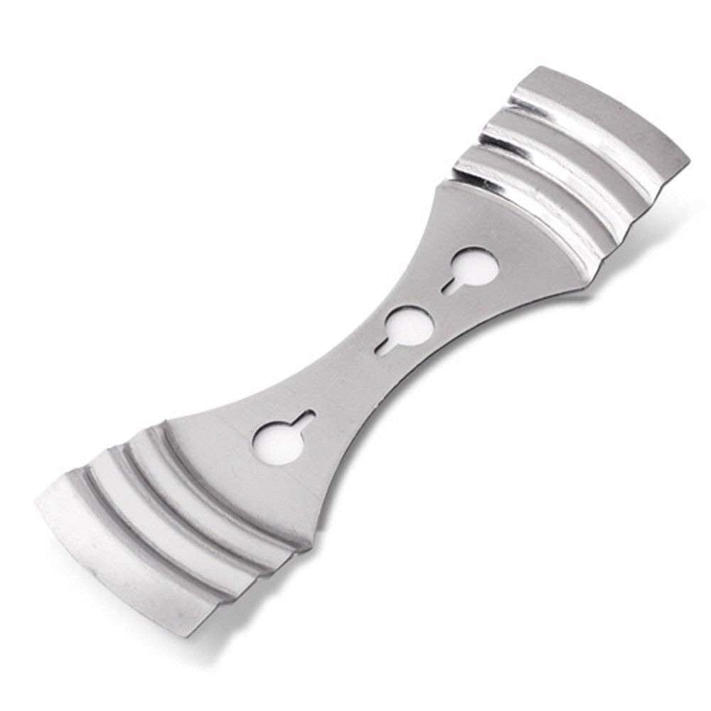 Metal candle wick holder