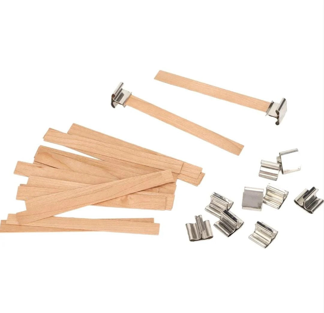 Wooden Wicks, 10 pcs