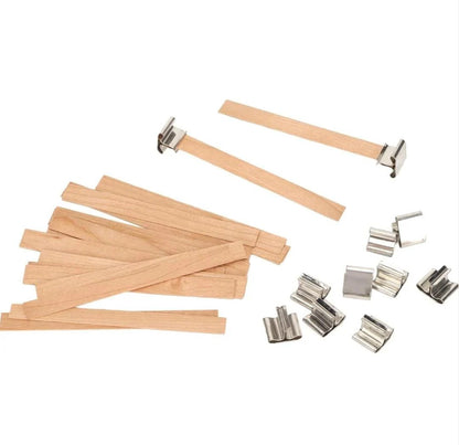 Wooden Wicks, 10 pcs
