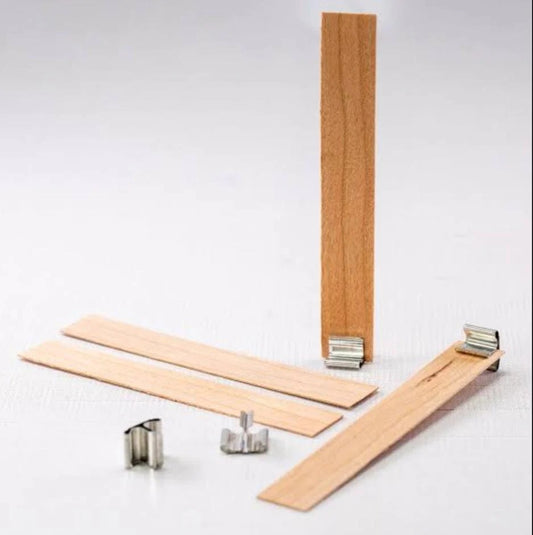 Wooden Wicks, 10 pcs