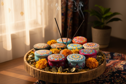 Mandala Candle Tins Festive Lifestyle