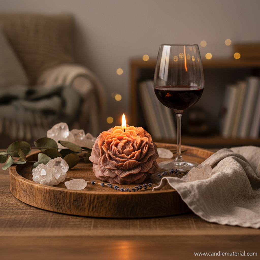 Peony Candle Interior