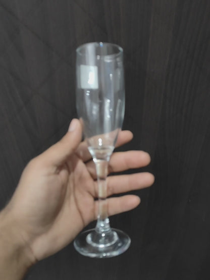 Champion Glass Set of 6 — Imported Tall Champagne Glasses (Candle & Bar)