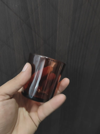 100 ml glass jar Amber colour