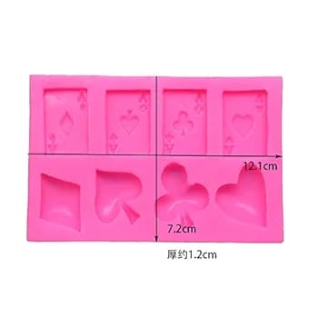 Poker Silicone Mold