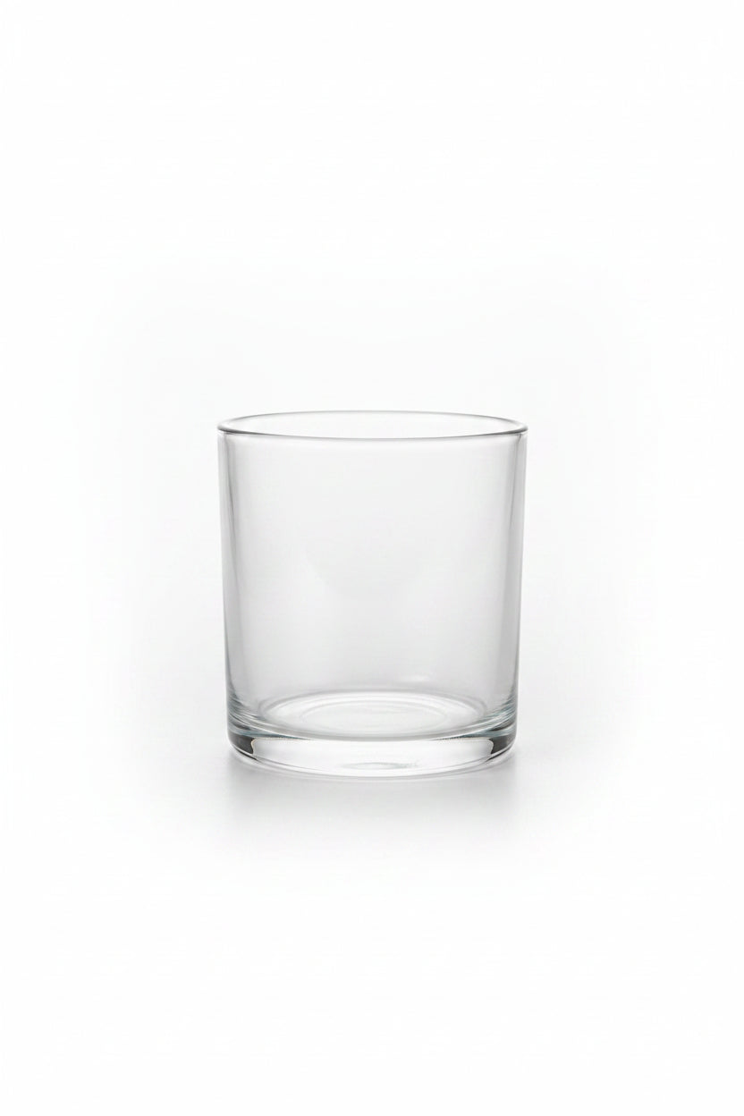 Jumbo 4x4 inch glass candle jar for large soy and paraffin candles