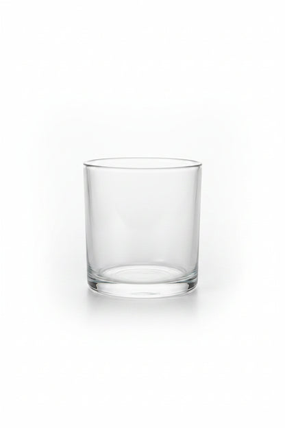 Jumbo 4x4 inch glass candle jar for large soy and paraffin candles