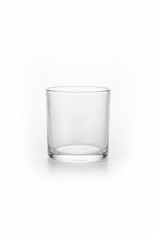 Jumbo 4x4 inch glass candle jar for large soy and paraffin candles