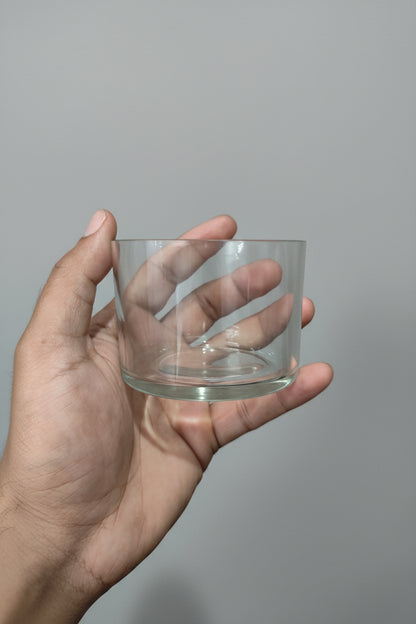 3.5x2.5 inch glass jar for medium candle making and gifting