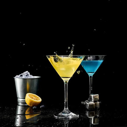 Martini Glasses Set of 6 — set view | Bloom Creations India