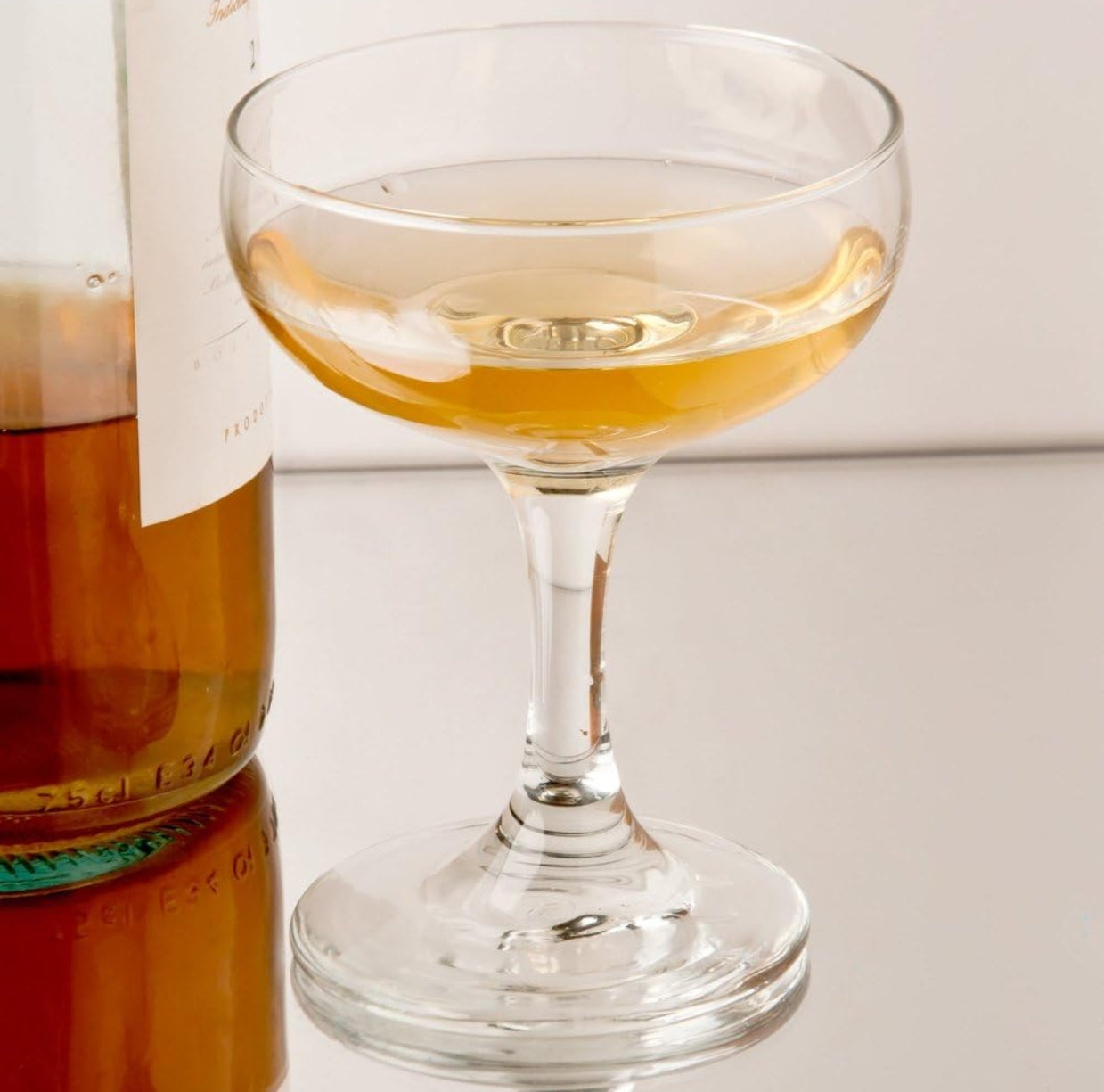 Crystal Champagne Coupe Glasses - Set of 6 | 7.4oz | Classic Luxury Cocktail & Wine Glassware, Premium Hand-Blown | Manhattan, Cosmopolitan, Sidecar, Speakeasy,candles