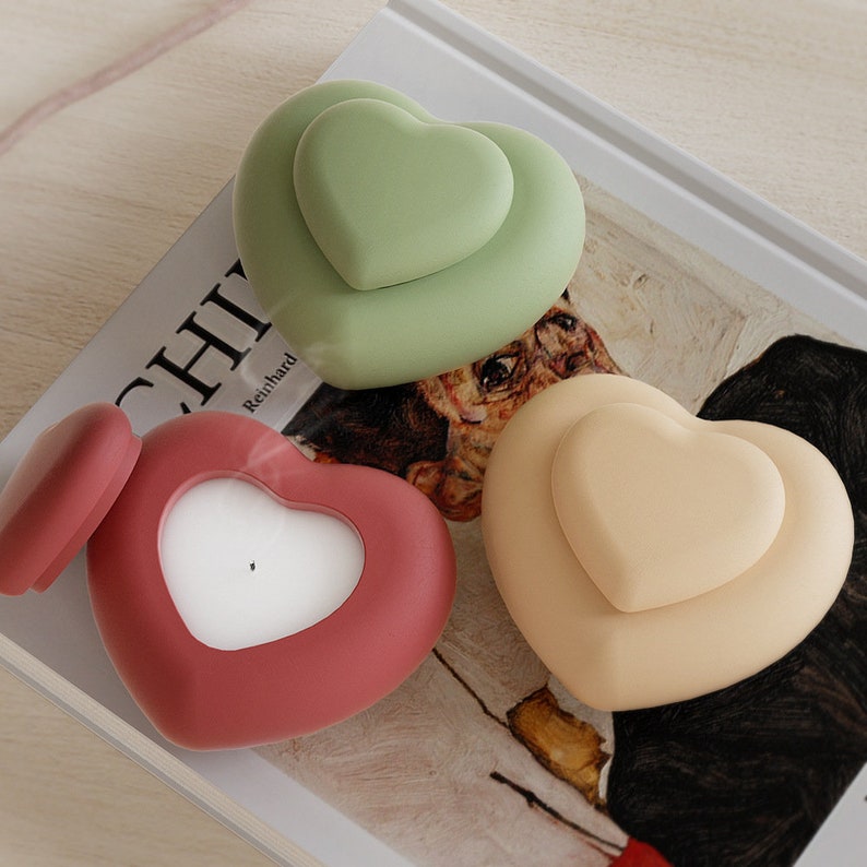 Heart jar mold