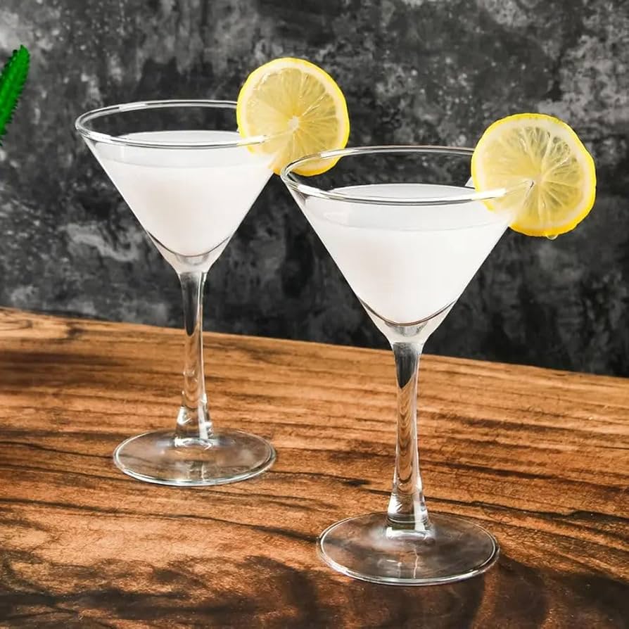 Martini Glasses Set of 6 — size reference | Bloom Creations India