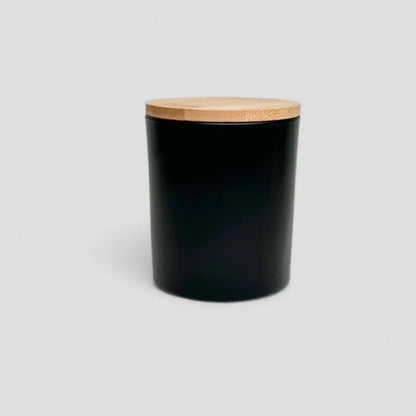 200-220ml Black Glass Jar WithOUT Lid
