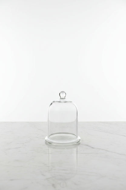 Glass bell jar — clear container for candle making and home decor