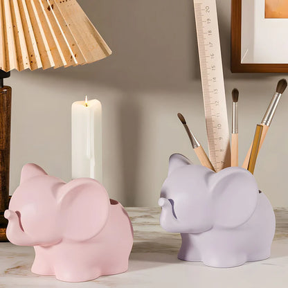 Elephant Tealight Holder & Planter Silicone Mould – Candle, Concrete & Resin