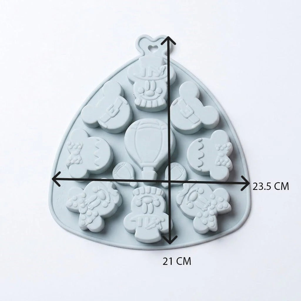 Disney Character Silicone Mould – 10 Cavity Wax Melt, Candle & Soap Mould