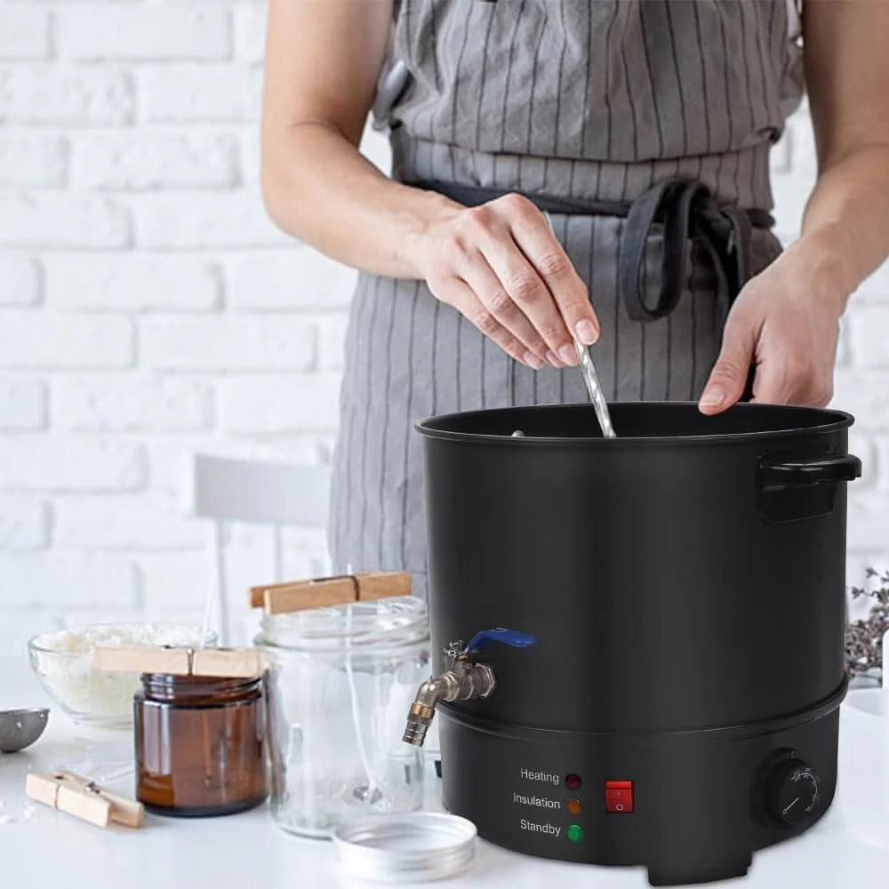 Multi-Purpose Wax & Soap Melter 10 Litre Non-Stick | Bloom Creations India